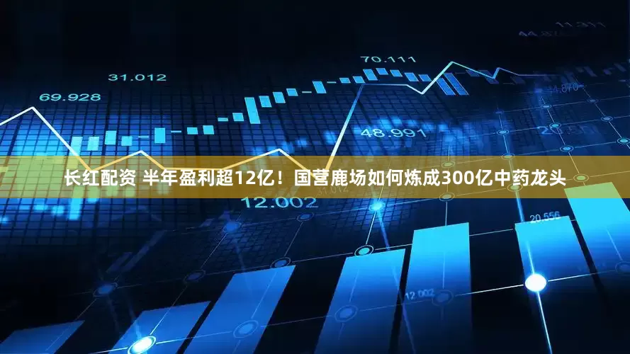 长红配资 半年盈利超12亿！国营鹿场如何炼成300亿中药龙头